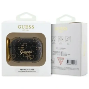 Kup Etui Guess GUAP2PG4GPK Apple AirPods Pro 2 (2022/2023) cover 4G Hook czarny/black - GUE4239 - {ean13} - Sklep Home Screen