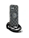 Kup Etui Karl Lagerfeld KLHMP16SHCKCKLCK Apple iPhone 16 hardcase IML Crossbody Monogram Karl & Choupette Head MagSafe černý/black - KLD21861 - {ean13} - Sklep Home Screen