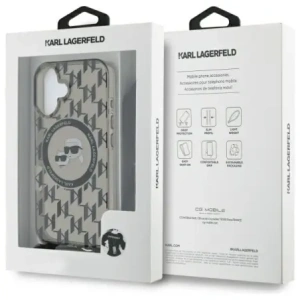 Kup Karl Lagerfeld KLHMP16SHCKCKLCK Apple iPhone 16 kemény tok IML Crossbody Monogram Karl & Choupette Head MagSafe fekete - KLD21861 - {ean13} - Sklep Home Screen