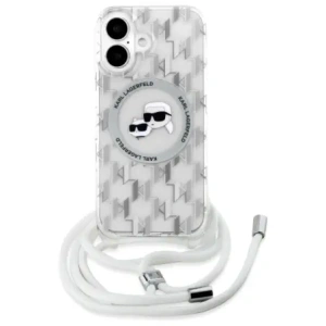 Kup Karl Lagerfeld KLHMP16SHCKCKLCT Apple iPhone 16 kemény tok IML Crossbody Monogram Karl & Choupette Head MagSafe átlátszó - KLD21862 - {ean13} - Sklep Home Screen