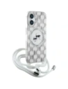 Kup Etui Karl Lagerfeld KLHMP16SHCKCKLCT Apple iPhone 16 hardcase IML Crossbody Monogram Karl & Choupette Head MagSafe transparent - KLD21862 - {ean13} - Sklep Home Screen