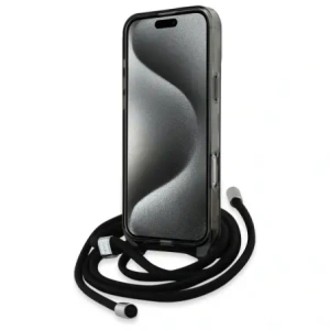 Kup Karl Lagerfeld KLHMP16XHCKCKLCK Apple iPhone 16 Pro Max Hardcase IML Crossbody Monogram Karl & Choupette Kopf MagSafe schwarz - KLD21863 - {ean13} - Sklep Home Screen