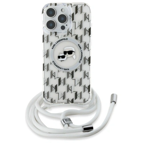Kup Karl Lagerfeld KLHMP16XHCKCKLCT Apple iPhone 16 Pro Max husă IML Crossbody Monogram Karl & Choupette Head MagSafe transparent - KLD21864 - {ean13} - Sklep Home Screen