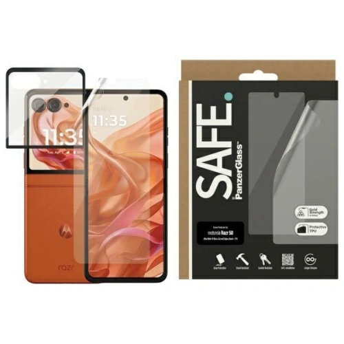 Kup Szkło hartowane SAFE by PanzerGlass Motorola Razr 50 Screen Protection Ultra-Wide Fit - PZG754 - {ean13} - Sklep Home Screen