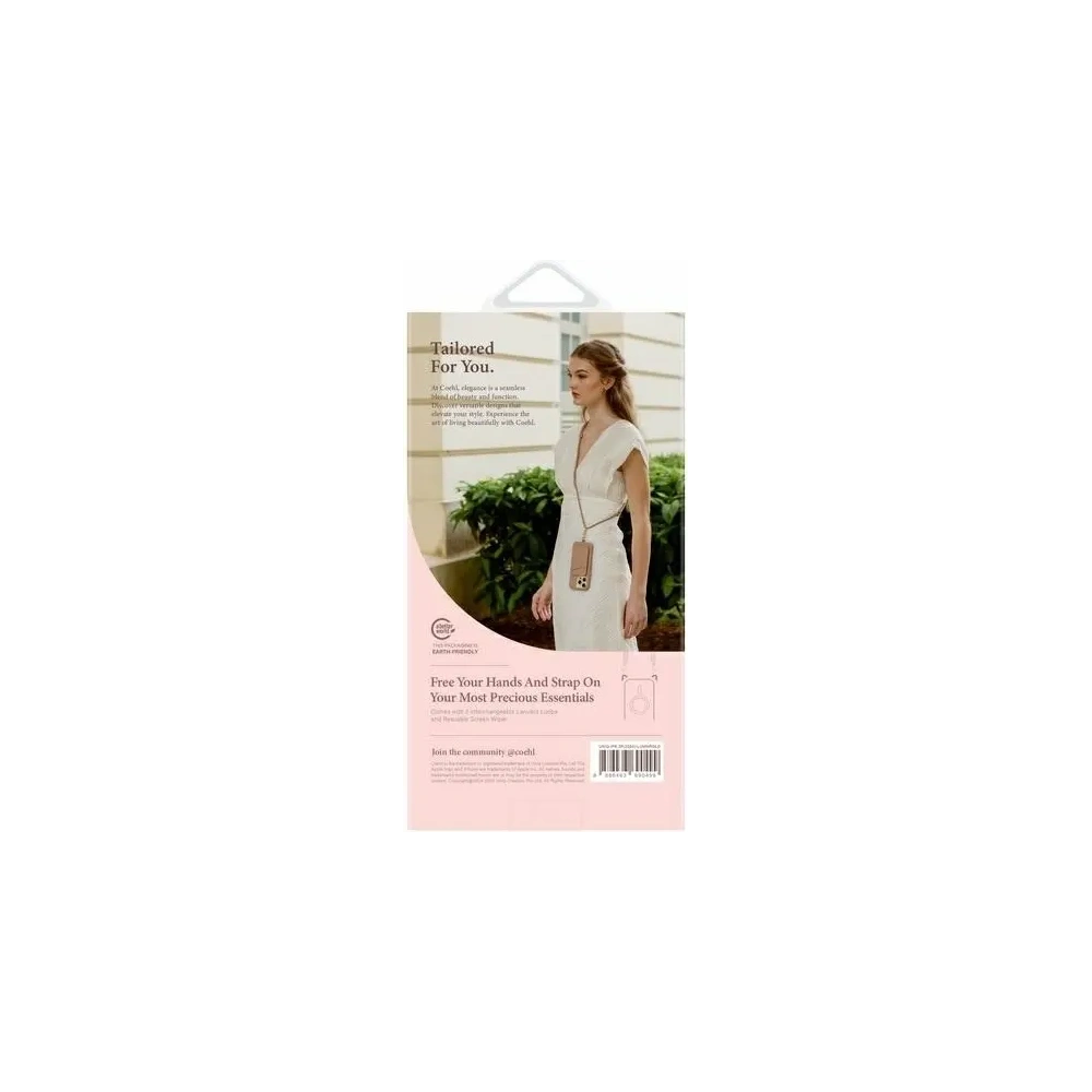 Etui UNIQ Coehl Lumino Apple iPhone 16 Pro Magnetic Charging różowo złoty/rose gold