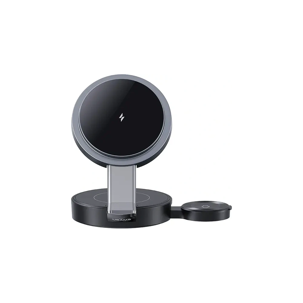 Ładowarka bezprzewodowa 3w1 USAMS US-CD234 15W do Apple iPhone / Apple Watch / Apple AirPods