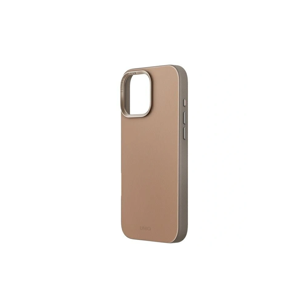 Etui UNIQ Lyden DS Apple iPhone 16 Pro Magclick Charging brązowo-szary/flint grey