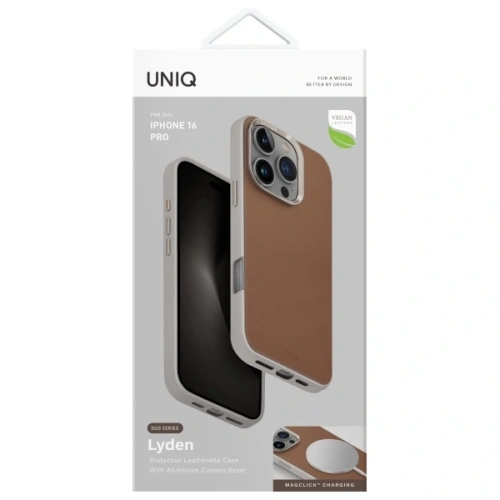 Kup Etui UNIQ Lyden DS Apple iPhone 16 Pro Magclick Charging karamelový/ivory - UNIQ1418 - {ean13} - Sklep Home Screen