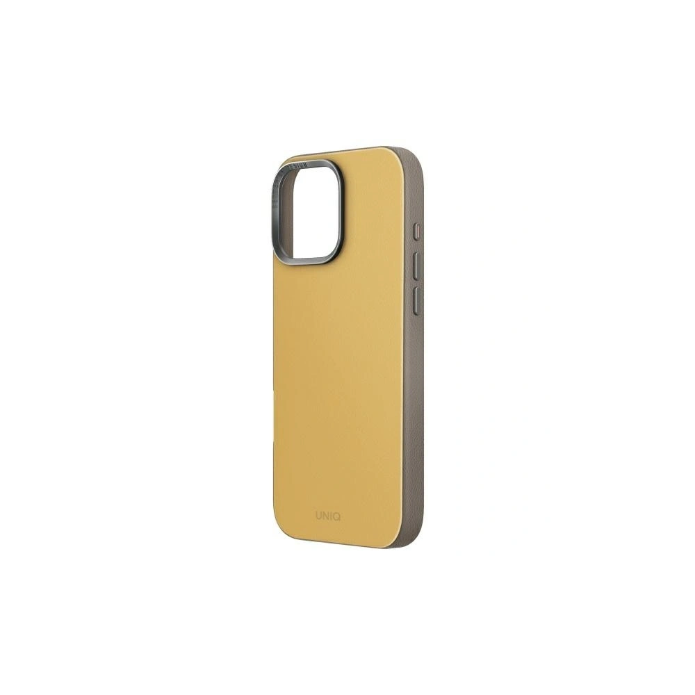 Etui UNIQ Lyden DS Apple iPhone 16 Pro Magclick Charging żółto-szary/yellow-grey