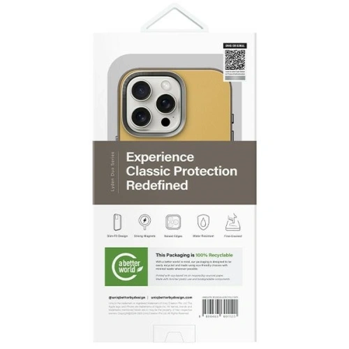 Kup UNIQ Lyden DS Apple iPhone 16 Pro Magclick Ladegerät gelb-grau - UNIQ1420 - {ean13} - Sklep Home Screen