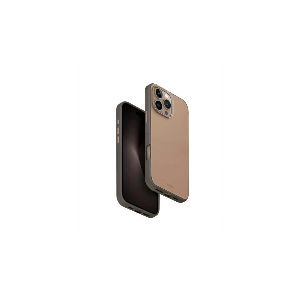 Etui UNIQ Lyden DS Apple iPhone 16 Pro Max Magclick Charging brązowo-szary/brown-flint grey