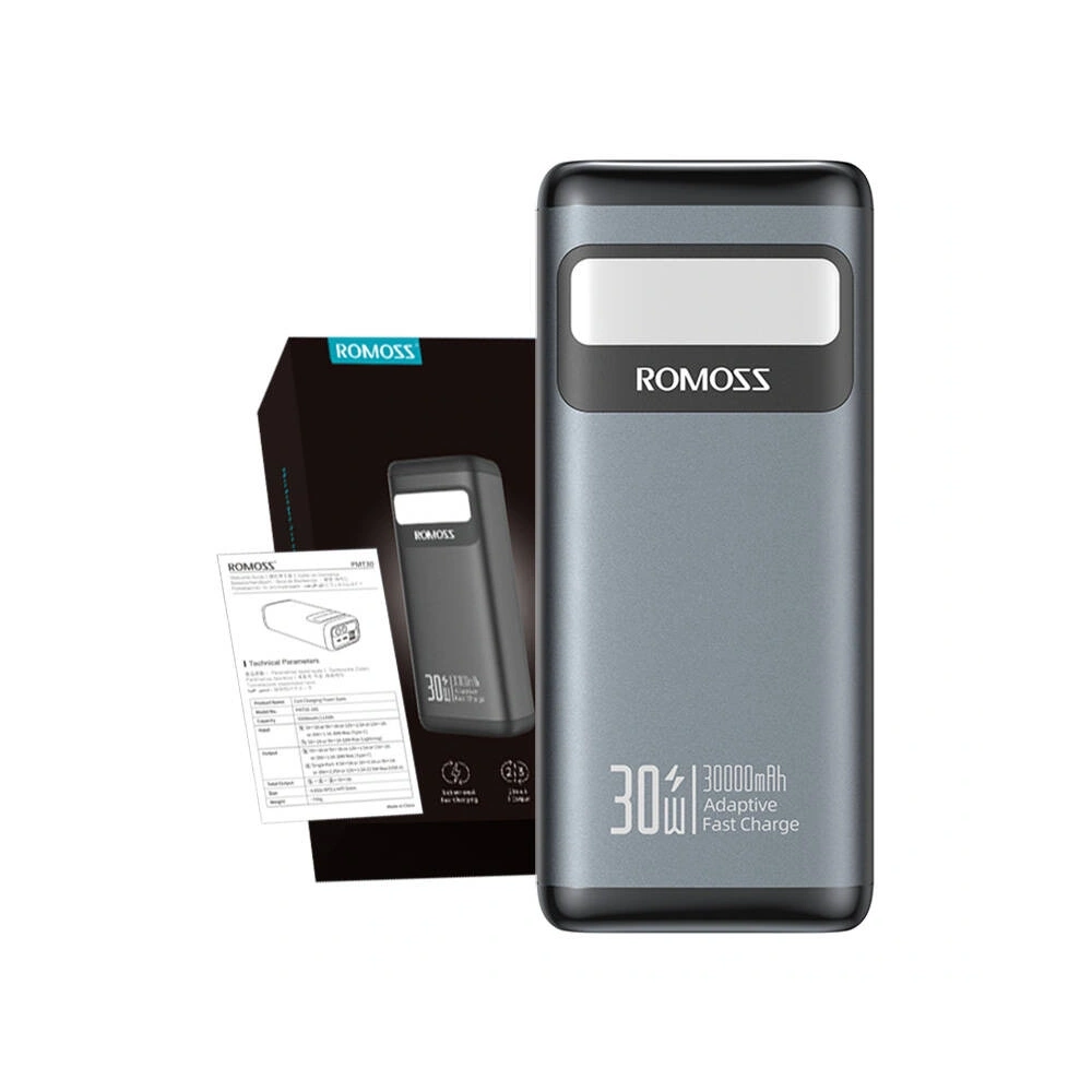 Powerbank PMT30 Romoss 30000mAh 30W (czarny)
