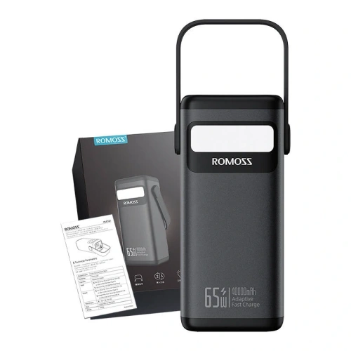 Kup Powerbank Romoss PMT40 40000mAh 65W (černý) - ROM64 - {ean13} - Sklep Home Screen