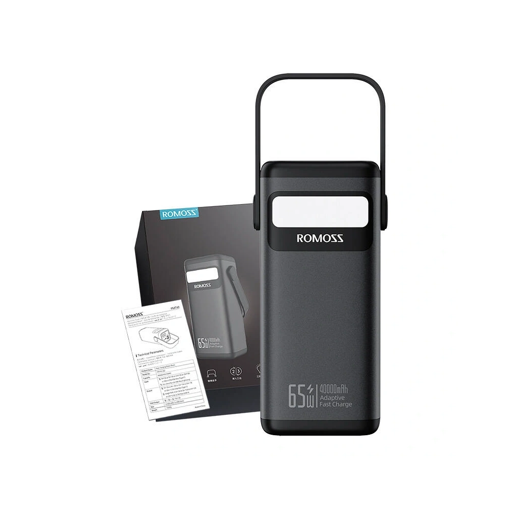 Powerbank Romoss PMT40 40000mAh 65W (czarny)