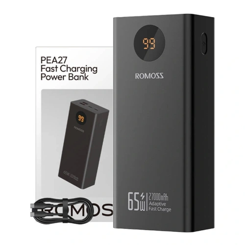 Kup Powerbank Romoss PEA27S Pro 27000mAh 65W (černý) - ROM72 - {ean13} - Sklep Home Screen