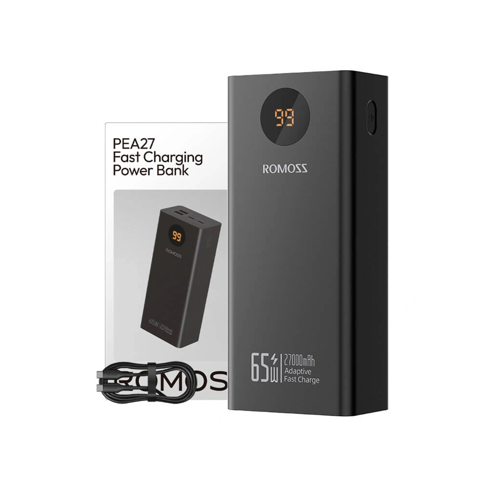Powerbank Romoss PEA27S Pro 27000mAh 65W (czarny)