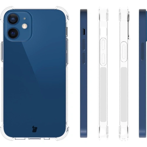 Kup Bizon Case Clear Pack Hülle + 2x Displayschutzglas + Linsenschutzglas Apple iPhone 12 Mini klar - BIZ7871 - {ean13} - Sklep Home Screen