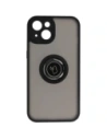 Kup Etui s úchytem na prst Bizon Case Hybrid Ring do Apple iPhone 14 kouřové s černým rámečkem - BIZ7872 - {ean13} - Sklep Home Screen