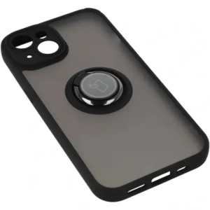 Kup Bizon Case Hybrid Ring Apple iPhone 14 füstös fekete kerettel - BIZ7872 - {ean13} - Sklep Home Screen