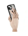 Kup Etui s úchytem na prst Bizon Case Hybrid Ring do Apple iPhone 14 kouřové s černým rámečkem - BIZ7872 - {ean13} - Sklep Home Screen