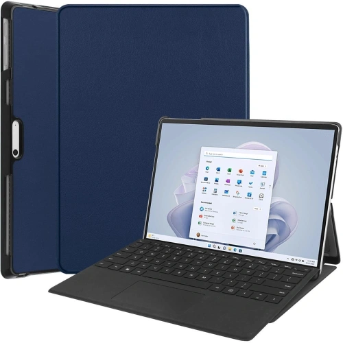 Kup Bizon Case Tab Croc Microsoft Surface Pro 11 / 10 / 9 albastru marin - BIZ7876 - {ean13} - Sklep Home Screen