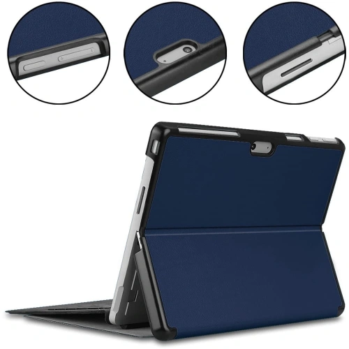 Kup Bizon Case Tab Croc Microsoft Surface Pro 11 / 10 / 9 albastru marin - BIZ7876 - {ean13} - Sklep Home Screen
