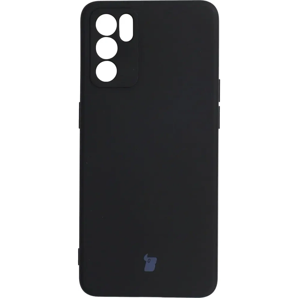Etui Bizon Case Silicone do Oppo Reno 6 5G czarne
