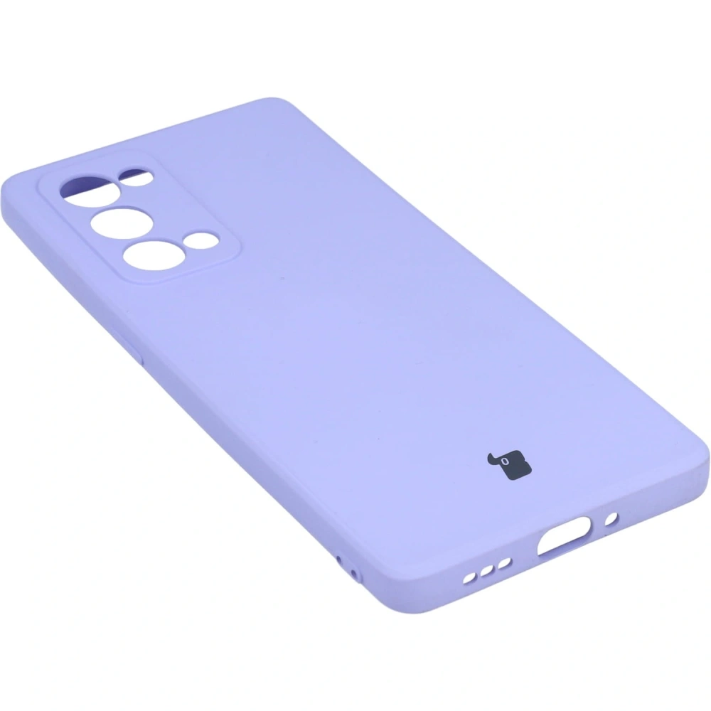 Etui Bizon Case Silicone do Oppo Reno 6 Pro fioletowe