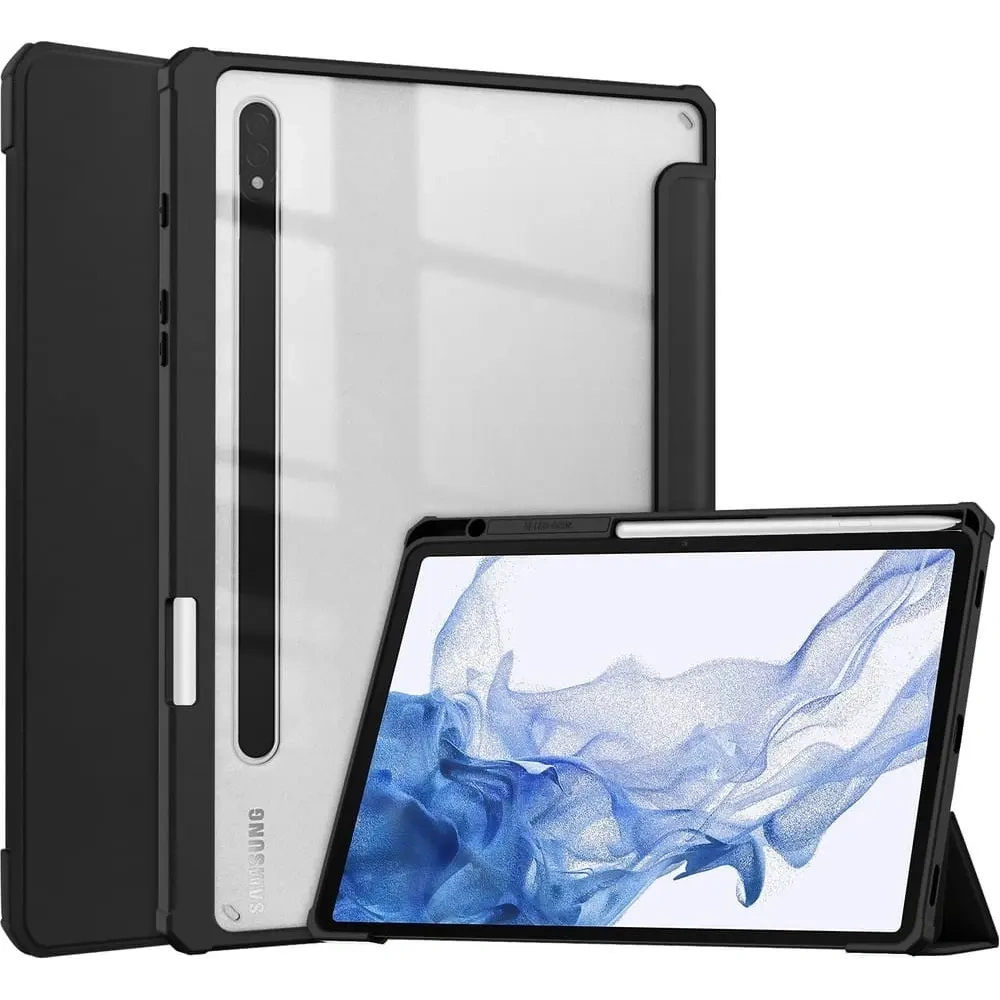 Etui Bizon Case Tab Clear Matt do Samsung Galaxy Tab S8 / S7 czarne