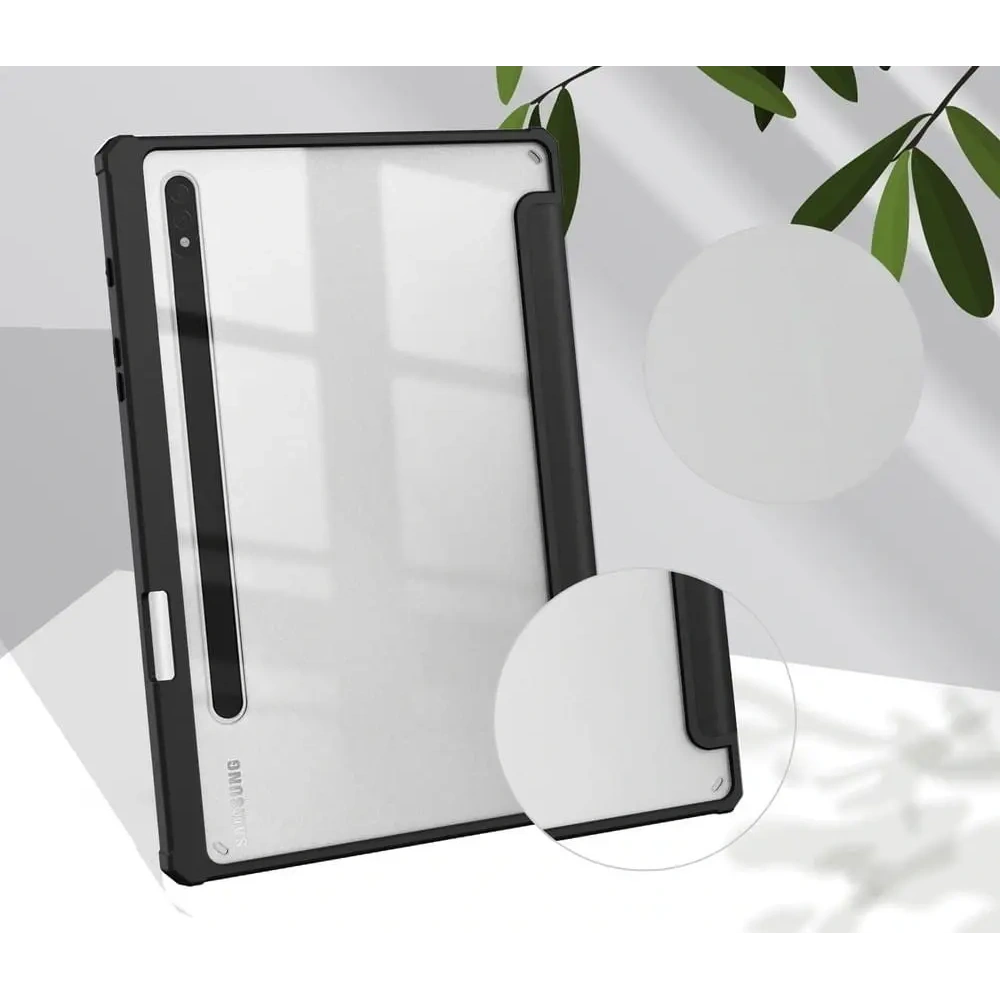 Etui Bizon Case Tab Clear Matt do Samsung Galaxy Tab S8 / S7 czarne