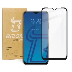 Buy Bizon Glass Edge Xiaomi Poco M3 black - BIZ7888 - {ean13} - Home Screen Store Europe