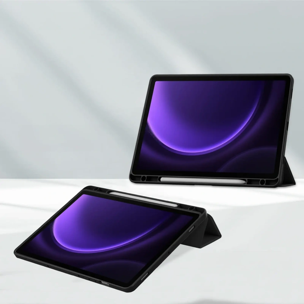 Etui Bizon Case Tab Clear Matt do Samsung Galaxy Tab S9 / S9 FE czarne