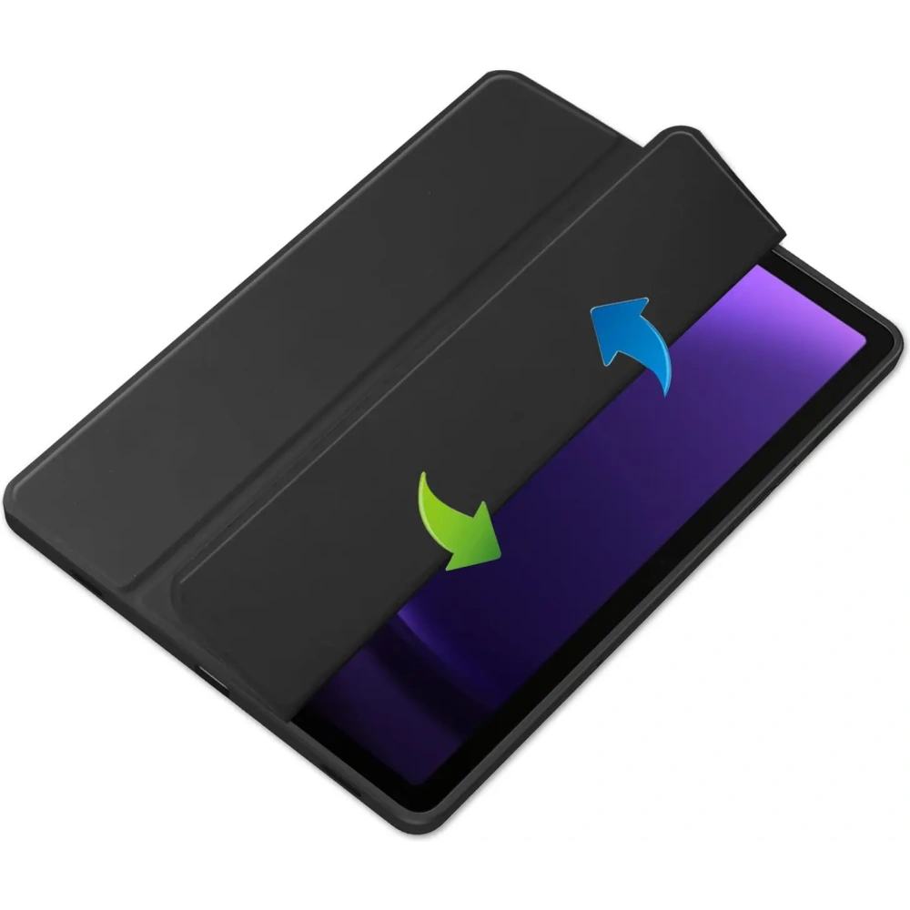 Etui Bizon Case Tab Clear Matt do Samsung Galaxy Tab S9 / S9 FE czarne