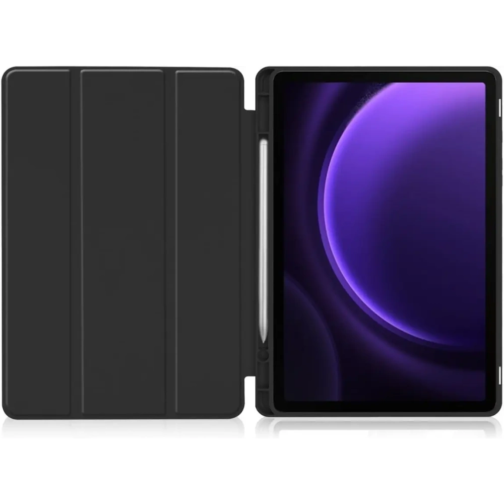 Etui Bizon Case Tab Lizard do Samsung Galaxy Tab S9 / S9 FE czarne