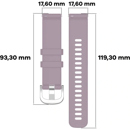 Kup Bizon Strap Uhr Silikon Pro Huawei Uhr GT 5 Pro 42mm/GT 5 41mm/GT 4 41mm helllila - BIZ7898 - {ean13} - Sklep Home Screen