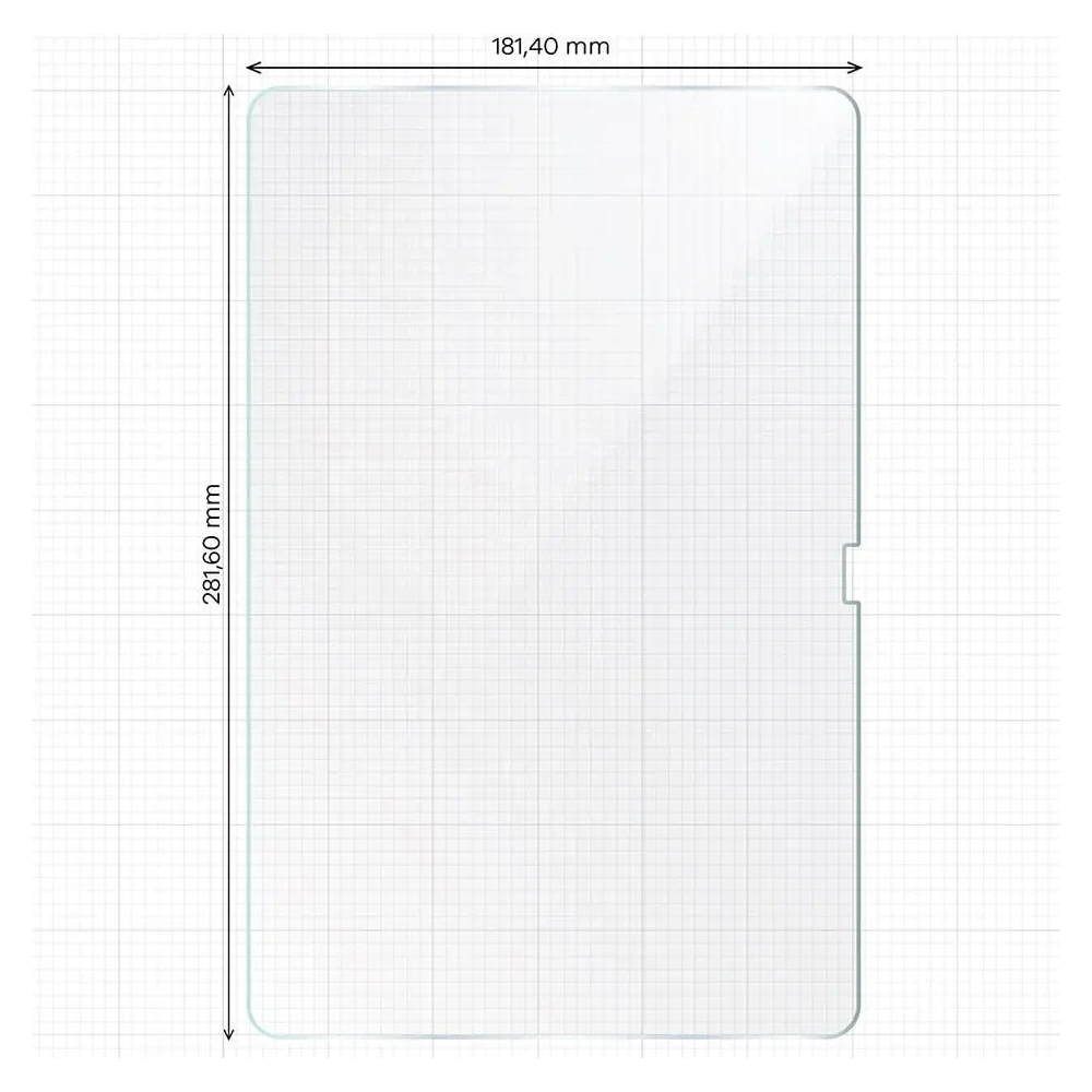 Folia imitująca papier Bizon Film Tab Papirus do Samsung Galaxy Tab S10 Plus/S9 FE Plus/S9 Plus/S8 Plus/S7 Plus/S7 FE [2 PACK]