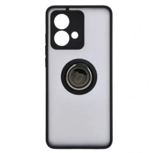 Kup Etui s úchopem na prst Bizon Case Hybrid Ring pro Motorola Edge 40 Neo kouřové s černým rámečkem - BIZ7901 - {ean13} - Sklep Home Screen