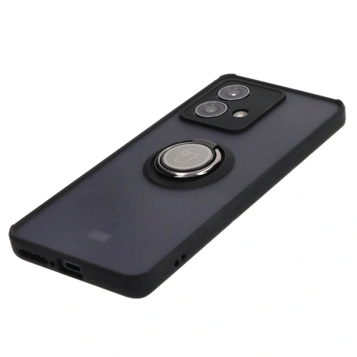 Buy Bizon Case Hybrid Ring Motorola Edge 40 Neo smoky with a black frame - BIZ7901 - {ean13} - Home Screen Store Europe