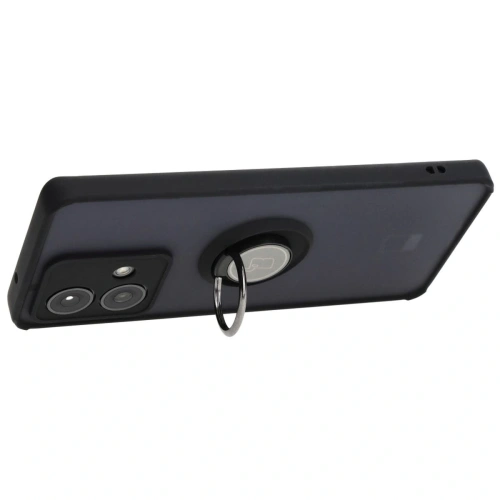 Buy Bizon Case Hybrid Ring Motorola Edge 40 Neo smoky with a black frame - BIZ7901 - {ean13} - Home Screen Store Europe
