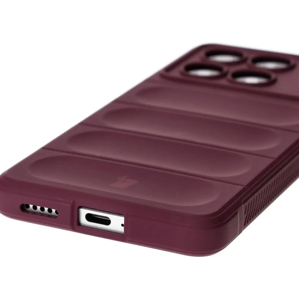 Pancerne etui Bizon Case Tur do Xiaomi Poco X6 Pro ciemnofioletowe