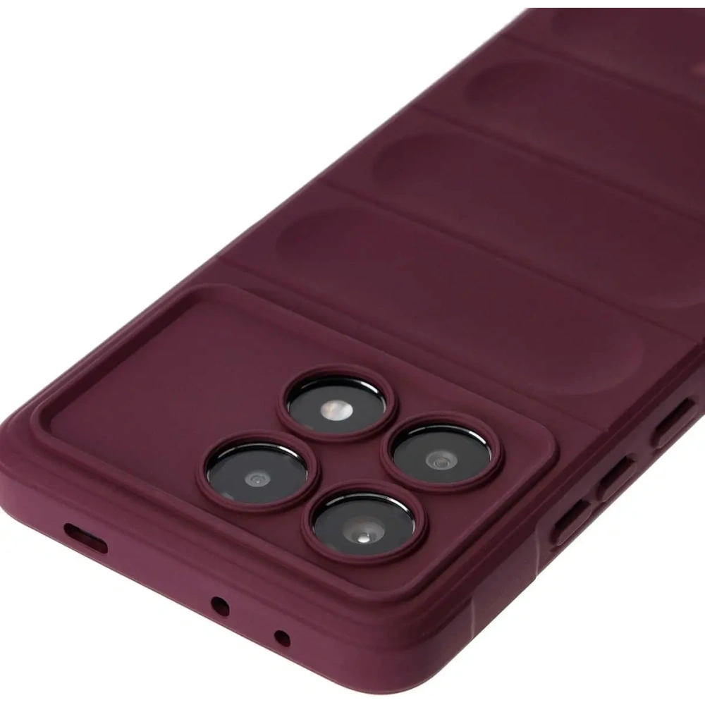 Pancerne etui Bizon Case Tur do Xiaomi Poco X6 Pro ciemnofioletowe