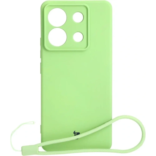 Buy Bizon Case Silicone Sq Xiaomi Poco X6 / Xiaomi Redmi Note 13 Pro 5G light green - BIZ7904 - {ean13} - Home Screen Store Europe