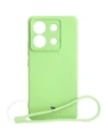 Buy Bizon Case Silicone Sq Xiaomi Poco X6 / Xiaomi Redmi Note 13 Pro 5G light green - BIZ7904 - {ean13} - Home Screen Store Europe