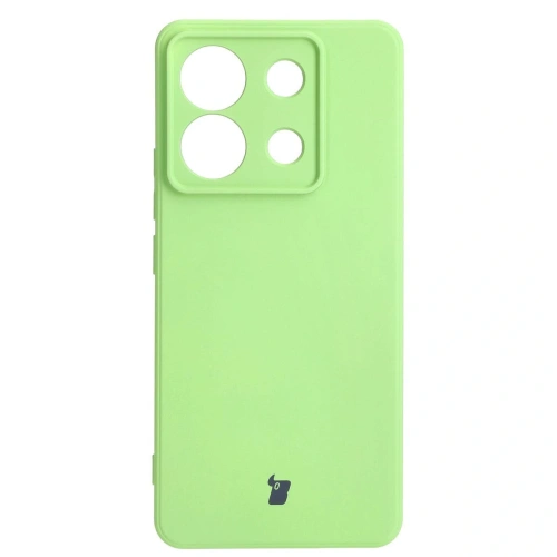 Kup Etui Bizon Case Silicone Sq do Xiaomi Poco X6 / Xiaomi Redmi Note 13 Pro 5G jasnozielone - BIZ7904 - {ean13} - Sklep Home Screen