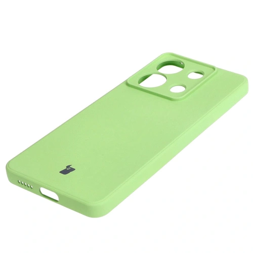 Buy Bizon Case Silicone Sq Xiaomi Poco X6 / Xiaomi Redmi Note 13 Pro 5G light green - BIZ7904 - {ean13} - Home Screen Store Europe