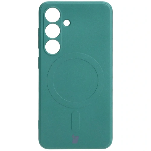 Kup Etui Bizon Case Silicone Magnetic Sq do Samsung Galaxy S24 tmavě zelené - BIZ7910 - {ean13} - Sklep Home Screen