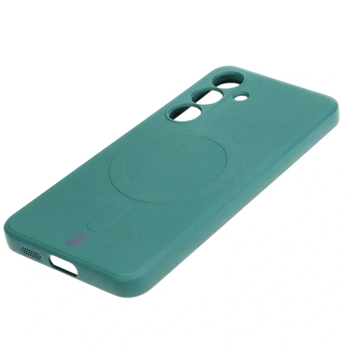 Kup Etui Bizon Case Silicone Magnetic Sq do Samsung Galaxy S24 tmavě zelené - BIZ7910 - {ean13} - Sklep Home Screen