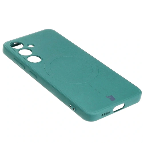 Kup Etui Bizon Case Silicone Magnetic Sq do Samsung Galaxy S24 tmavě zelené - BIZ7910 - {ean13} - Sklep Home Screen