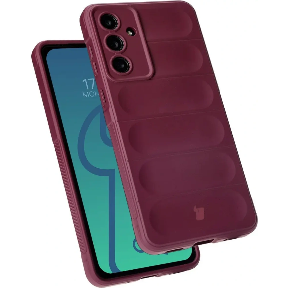 Pancerne etui Bizon Case Tur do Samsung Galaxy M55 5G ciemnofioletowe