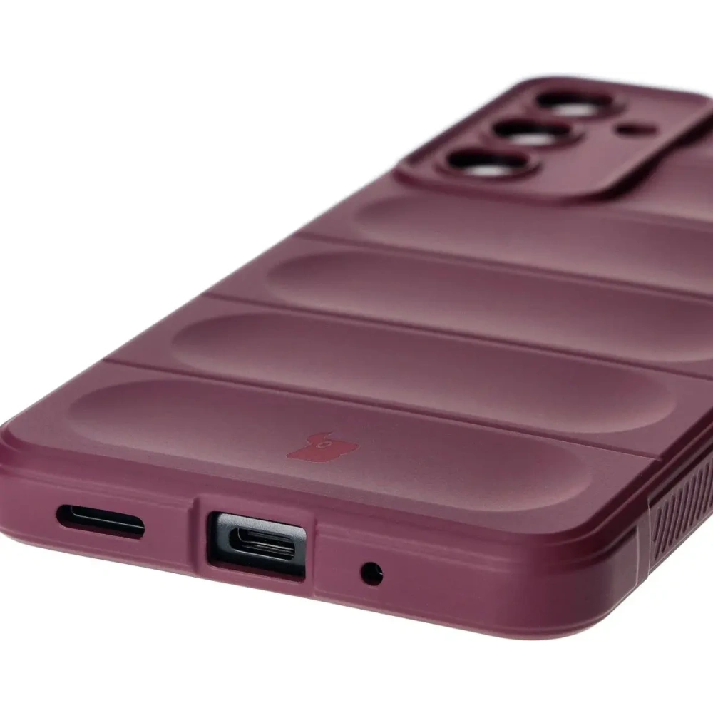 Pancerne etui Bizon Case Tur do Samsung Galaxy M55 5G ciemnofioletowe